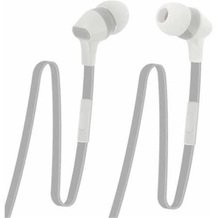 Doomsday Case Logic Earbuds 2 Toned with Integrated Microphone, White & Grey DO3245921